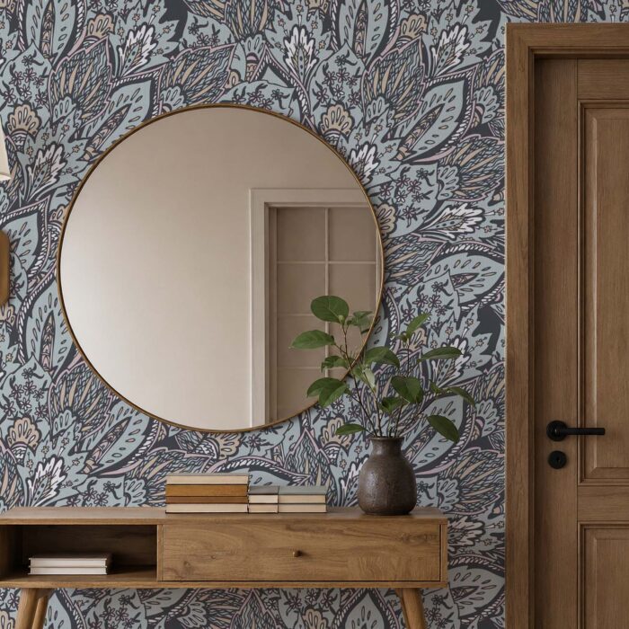 Follaje Deco Azul