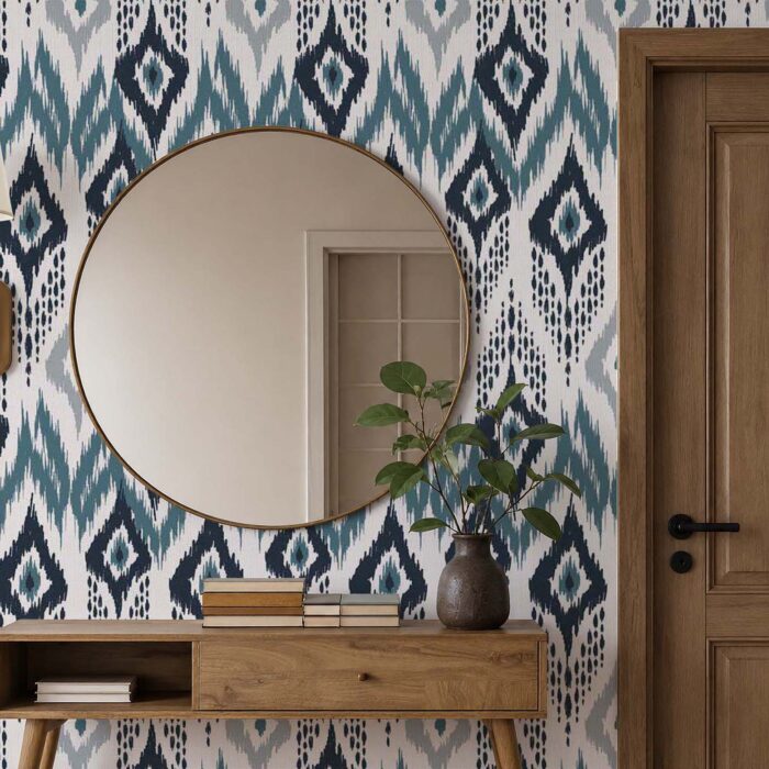 Ikat Diamante Azul
